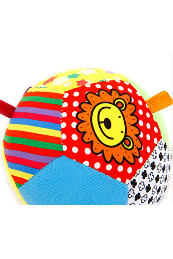 Biba Hışırtılı Sık Sık Arıcık Diş Kaşıyıcı Ve Çıngıraklı Topum 13 Cm 2'li Set