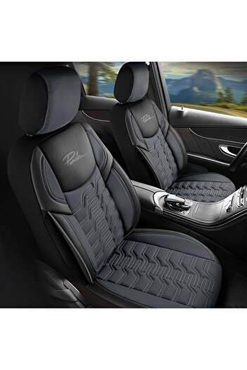 Panda Panda Berlin Car Seat Cover Set, petrol grey, 11 pieces