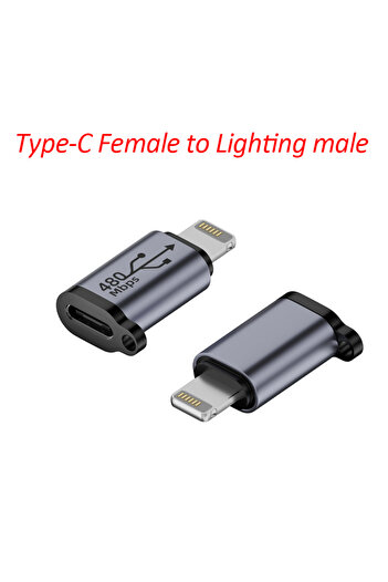 Choice النوع C إلى Lighting VIKEFON النوع C أنثى إلى Micro USB/النوع أنثى إلى Mini USB/النوع أنثى إلى Ty
