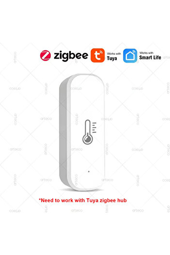 Choice Tuya Zigbee Mini Temperature And Humidity Sensor Smart Life APP Remote Monitor For Smart Home Wor...