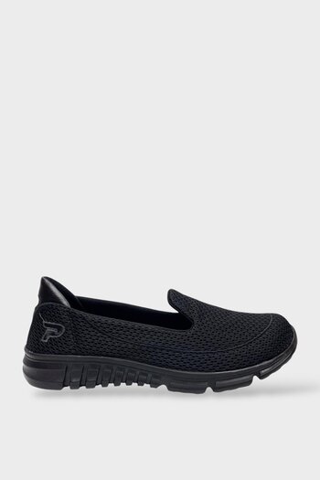 Liger Mey Form Orthopedic Sole Daily Walking Shoes Black