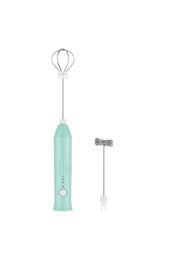 Choice <0.5l Light Green Mini Milk Frother Usb Rechargeable 3 Speeds Foam Maker Coffee Whisk Mixer Electric