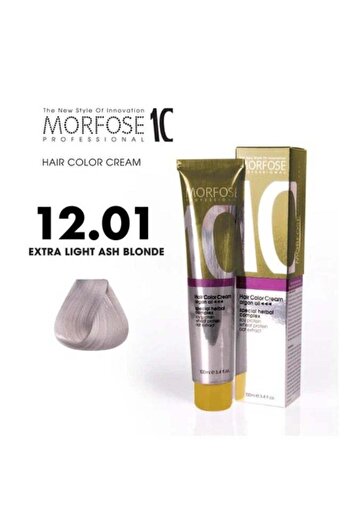 Morfose Morfose 10 Hair Color Cream Argan Oil 12.01 Extra Light Ash Blonde