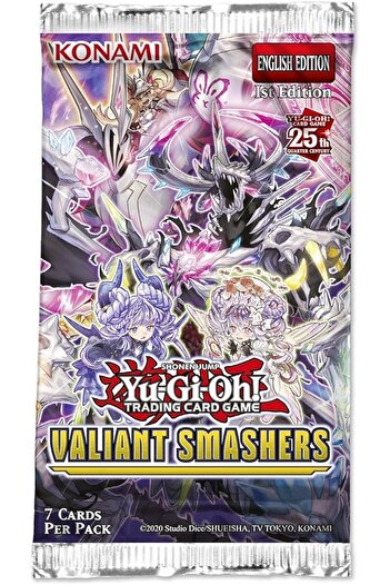 KONAMI Yu-gi-oh! TCG: Valiant Smashers Booster Playing Card Single Pack (Assorted 1 Piece)