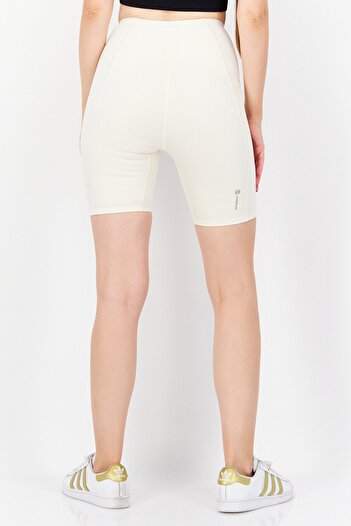 adidas Originals x Parley Women Tight Fit High Rise Outdoor Bike Shorts, Cream