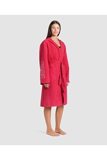 ARENA ZEAL ROBE/RED-WHITE YETİŞKİN BORNOZU
