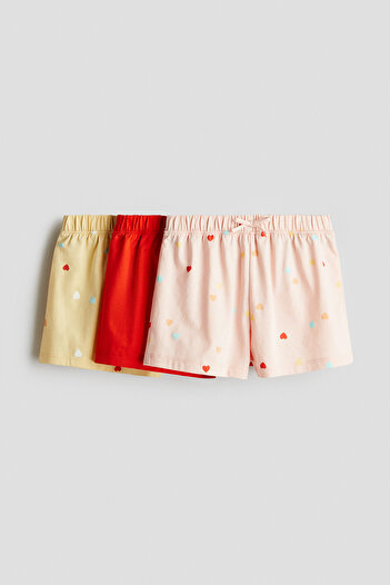 H&M 3'lü Pamuklu Şort