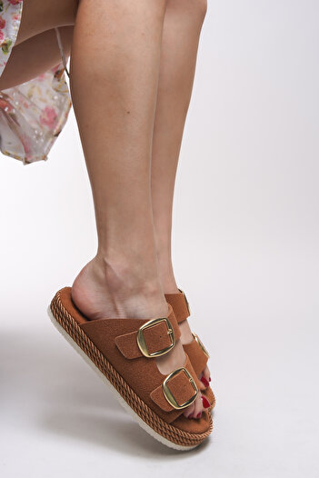 Riccon Tifcerys Women's Slippers 0012200   Tan