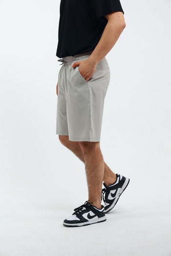 OXVİN Men's Sports Lycra Thin Quick Dry Parachute Fabric (Woven) Bermuda Shorts with Side Pockets