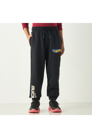 mattel Hot Wheels Print Joggers with Drawstring Closure