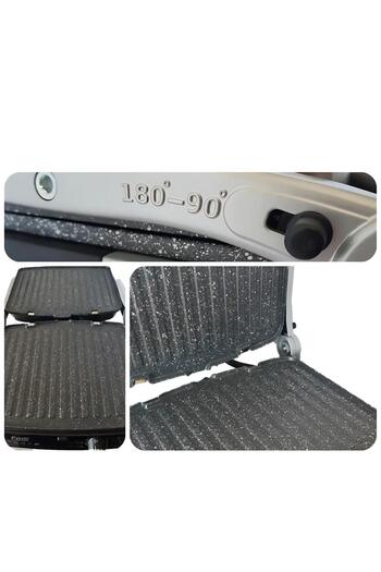 FMS Granite Panini Grill Arm Toaster Rose