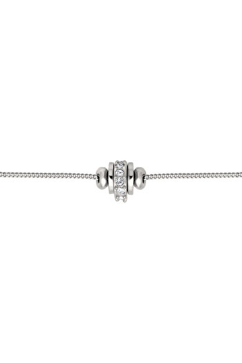 ELLI Náhrdelník Náhrdelník s kamenem Dámský řetízek s řetízkem Skleněné krystaly Xilion broušené bílé 925 Sterling Silver 38