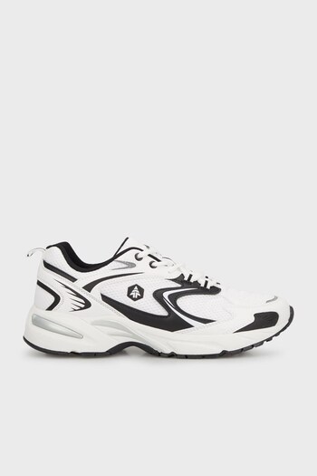 Hammer Jack Lace-Up Comfort Sole Casual Sneakers White Sneaker
