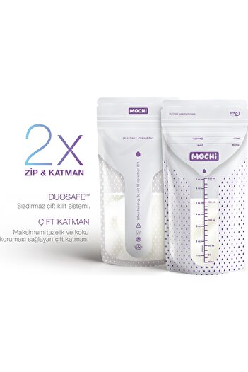 Mochi Anne Sütü Saklama Poşeti 25 Adet