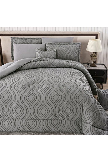 hihome Comforter Set- Bed in a Bag 8 Pieces set All Season