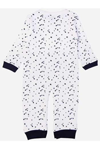 Babies Basic By Styli Printed Cotton Long Sleeves Sleepsuit