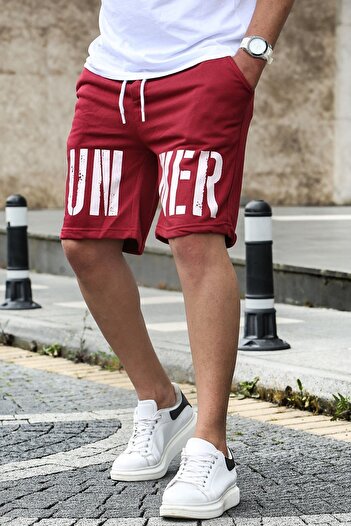 Madmext Claret Red Men's Regular Fit Shorts 4843
