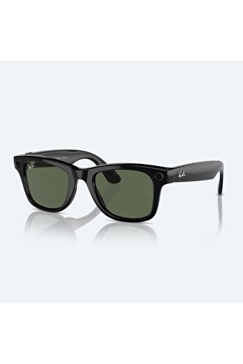 Ray-Ban Meta Wayfarer Glasses RW4006 50-22 - Shiny Black / Green