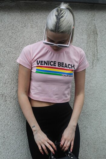 Madmext T-Shirt με στάμπα σε σκόνη Mg1535