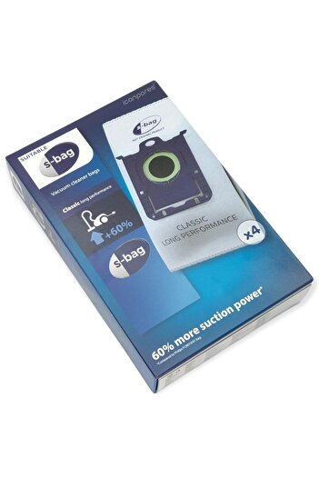 Parmis Συμβατή με Philips FC 8132 Easy Life Ηλεκτρική σκούπα 4 τεμαχίων Σακούλα σκόνης S-bag