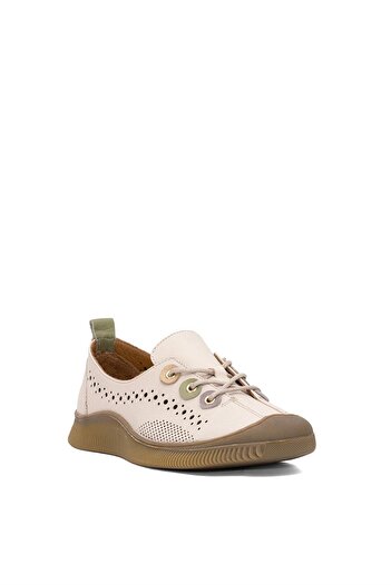 Venüs 2413512 Y Women's Genuine Leather Lace-Up Printed Atom Shoes