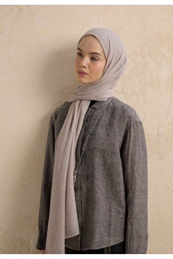 Fresh Modal Krinkil Shawl Silver