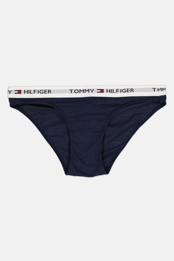 Tommy Hilfiger Women Brand Logo Brazilian Briefs, Navy