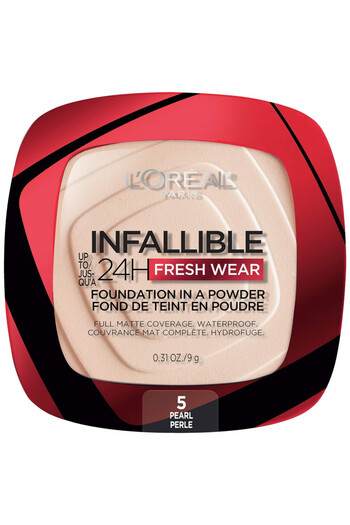 L'Oreal Paris Pudra de fat, L'Oréal, Infallible 24H Fresh Wear, make-up v pudru, odstín 5 Pearl, 9 g