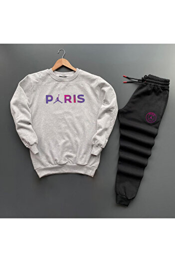Minikelya Sweatshirt and Sweatpants Winter 2-Piece Combination Tracksuit Set
