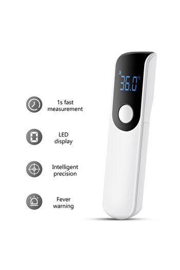 Choice1 White Digital Forehead Thermometer Electronic Contactless Clinical Accuracy Non-contact Body Tempera