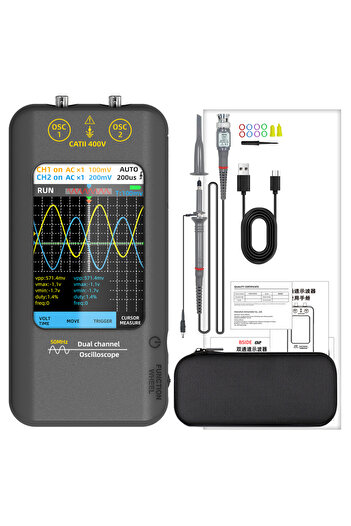 Choice O2 BSIDE New Touch Screen Digital Oscilloscope+Signal Generator Dual Channel 50MHz Automatic Oscilos