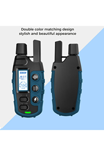 Choice RS2-Blue No Shock 3300Ft Dog Training Collar with Remote Rechargeable Waterproof E Collar with Beep