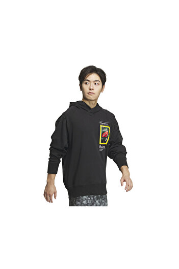 adidas Ανδρικά φούτερ Natgeo Gfx Hdy Casual IS9524 Μαύρο