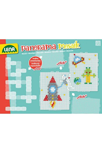 LENA Panoramic mosaic Lena XL, transparent, 400 pieces, 4 colors