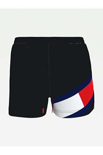 Tommy Hilfiger Erkek Siyah Deniz Şortu