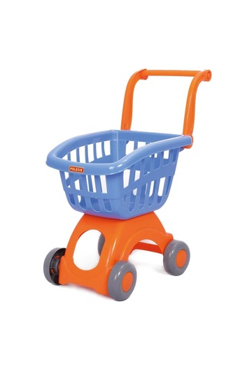 Polesie Market Shopping Trolley - Pol-71262-blue