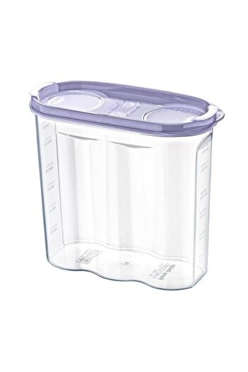 CT STONES Ct-Stones ®   2-Lid Scale Food Storage Box Container for Dry Food - 1.7 Liters - Sa935