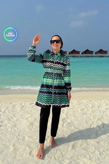 Ka Hijab Ela Full Covered 2-Piece Hijab Swimsuit