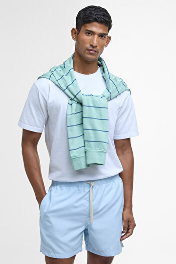Barbour Staple Logo 5" Deniz Şortu BU61 Ocean Sky