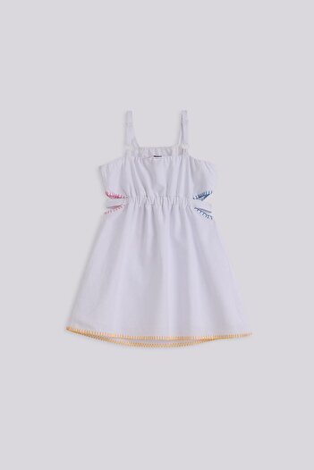 Tyess BG Store Λευκό φόρεμα για κορίτσια
