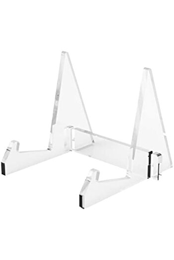 Generic Clear Acrylic Vinyl Record Display Rack – Shelf Stand for Discs, Books, and Decorative Display