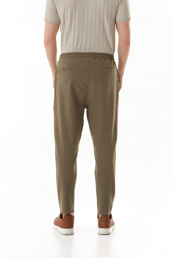Fulla Moda Beli Lastikli Çimalı Jogger Pantolon