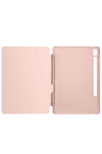 UnDePlus Galaxy Tab S10 Lite FE/S10/S9 FE/S9 Uyumlu Kılıf Kalem Bölmeli Trifolding Case