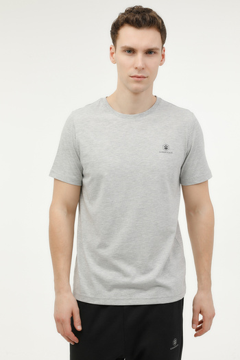 lumberjack M-ct102 Bsc C Nk T-sh 3fx Gray Men's Short Sleeve T-shirt