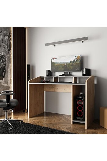 Bimossa Nova S8381 Oyuncu Masası Sepet-Antrasit 117 cm