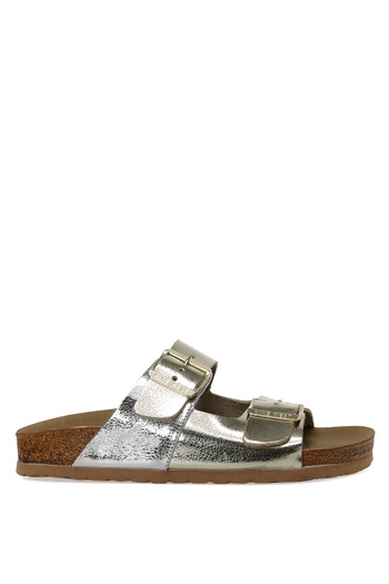 Nine West Defe 3Fx Gold Women's Flat Slippers