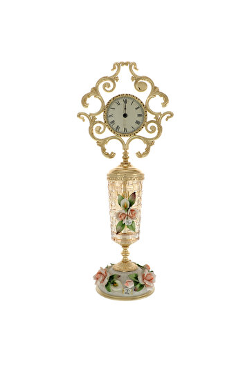 GiftExpress Ceas Decorativ cu Flori Luxurious