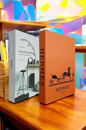 BayCazip Decorative Book Look Box Set of 2 Decorative Book Looking Box