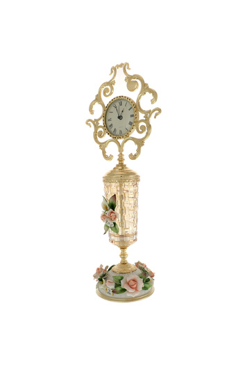 GiftExpress Ceas Decorativ cu Flori Luxurious