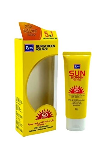 YOKO Sunscreen for face with SPF 50